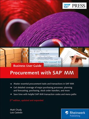 cover image of Procurement with SAP MM